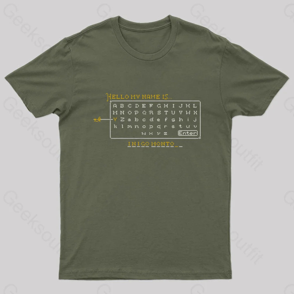 Revenge Fantasy Nerd T-Shirt Army Green / S