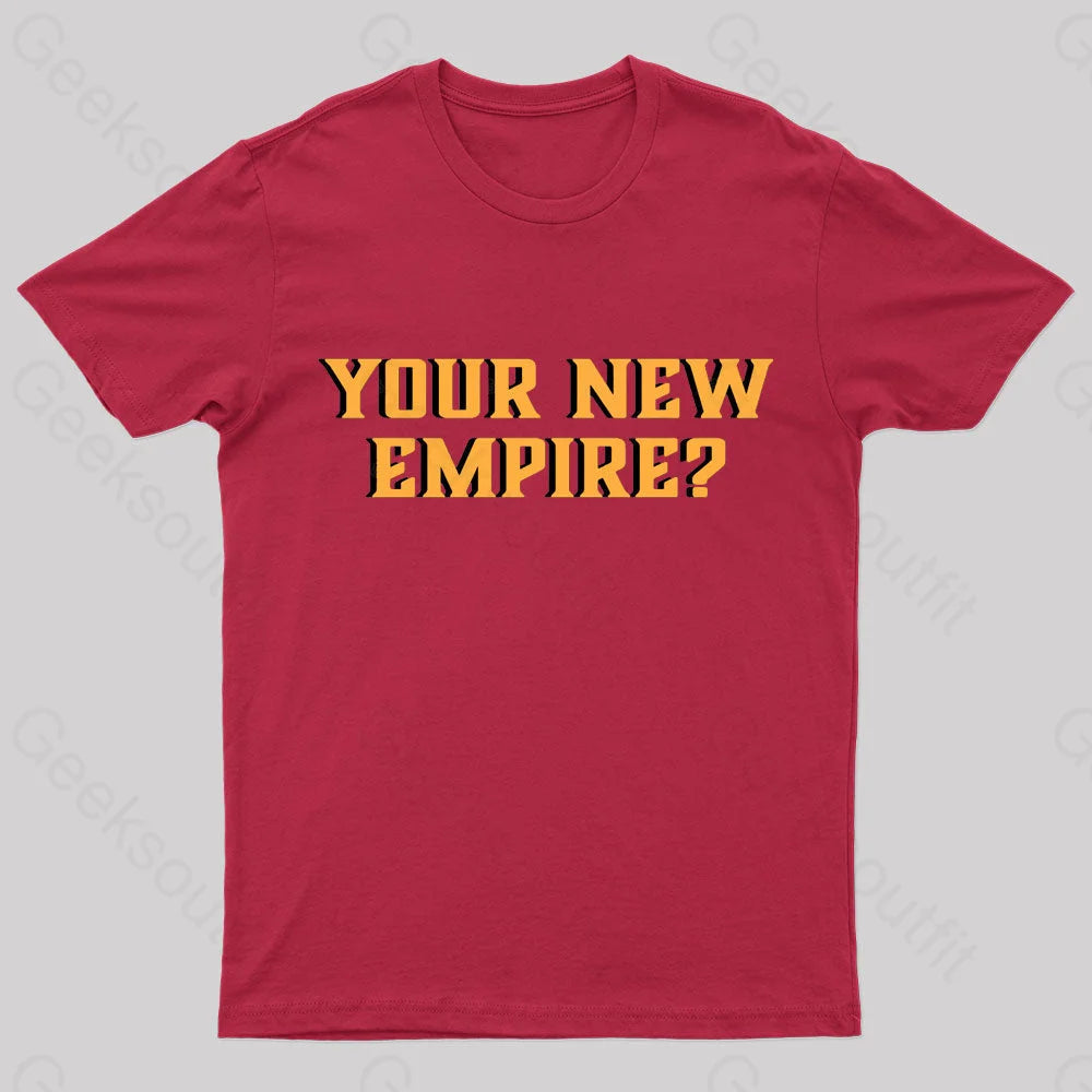 Revenge Of The Sith Nerd T-Shirt Red / S