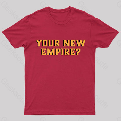 Revenge Of The Sith Nerd T-Shirt Red / S