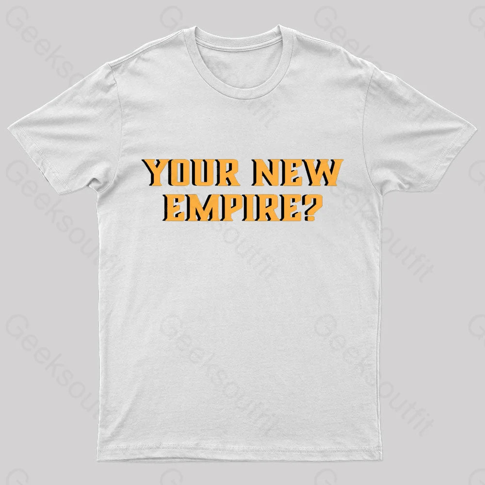 Revenge Of The Sith Nerd T-Shirt White / S