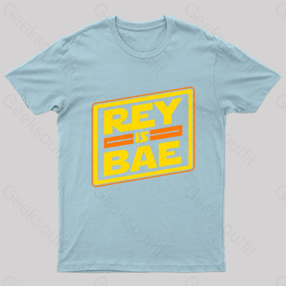 Rey Is Bae Geek T-Shirt Light Blue / S