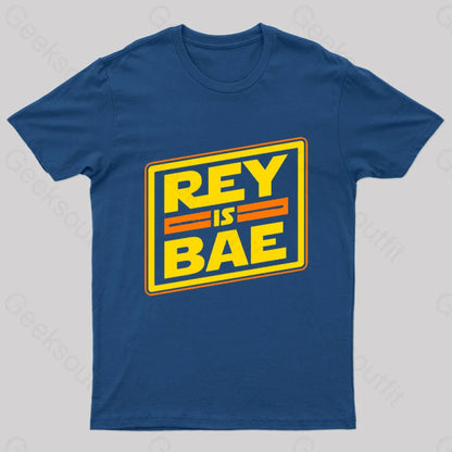 Rey Is Bae Geek T-Shirt Navy / S