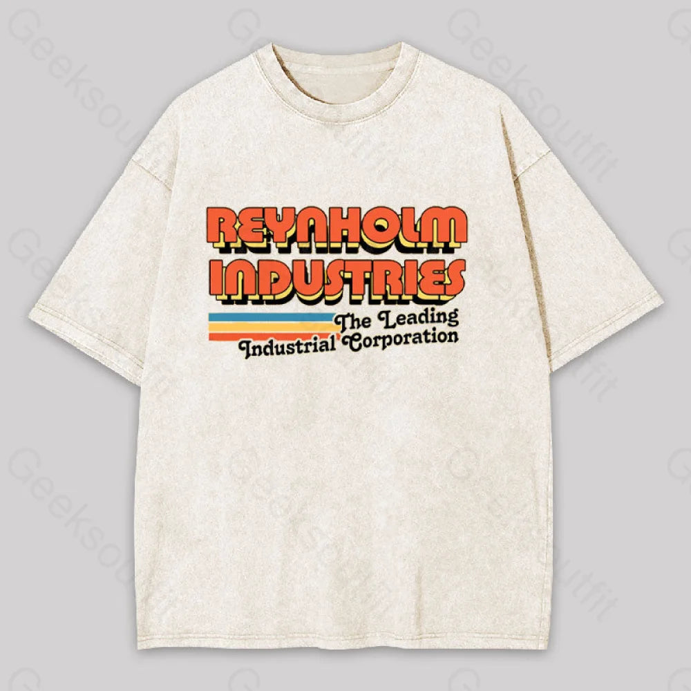 Reynholm Industries It Crowd Washed T-Shirt Apricot / S