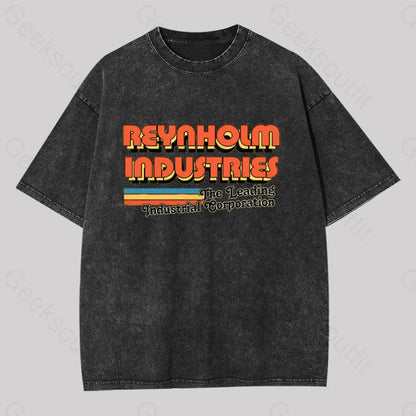 Reynholm Industries It Crowd Washed T-Shirt Black / S