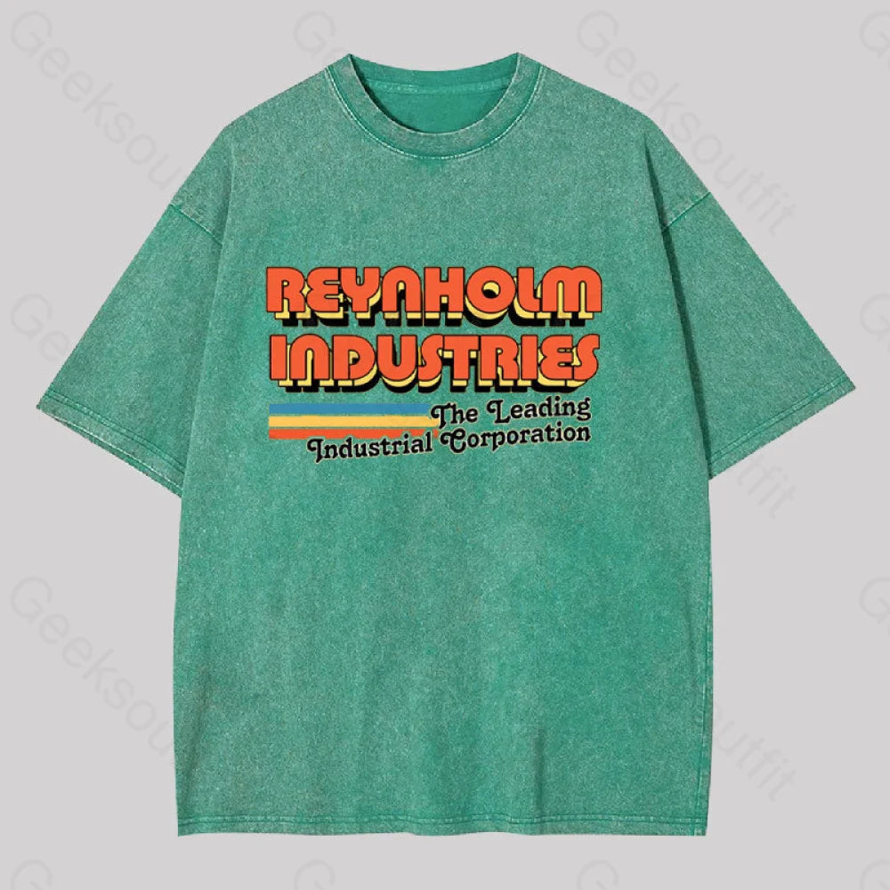 Reynholm Industries It Crowd Washed T-Shirt Grass Green / S