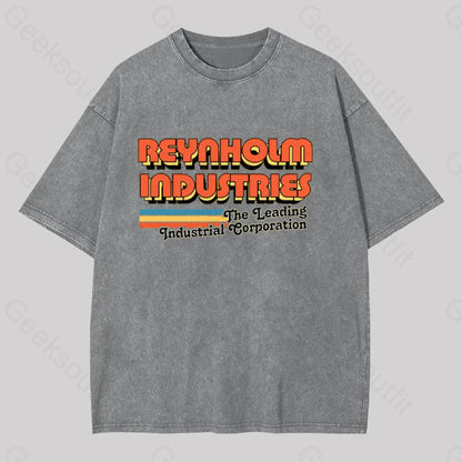 Reynholm Industries It Crowd Washed T-Shirt Grey / S