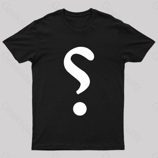 Rhetorical Question Nerd T-Shirt Black / S