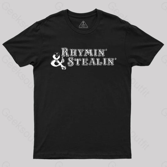 Rhymin And Stealin T-Shirt Black / S