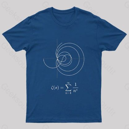 Riemann Mathematical T-Shirt Navy / S