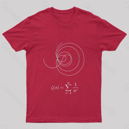 Riemann Mathematical T-Shirt Red / S