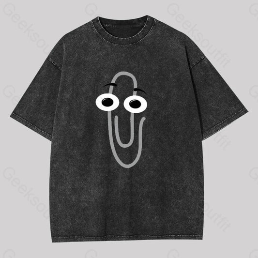 Rip Clippy Washed T-Shirt Black / S