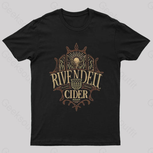 Rivendell Cider Nerd T-Shirt Black / S