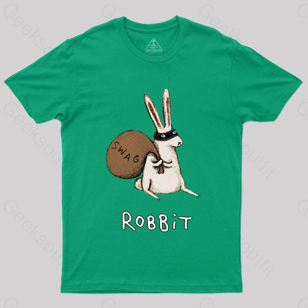 Robbit Geek T-Shirt Green / S