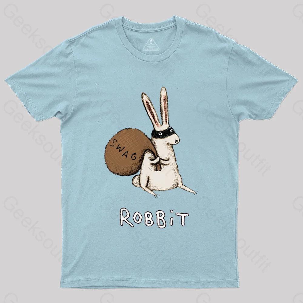 Robbit Geek T-Shirt Light Blue / S