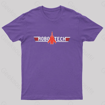 Robo Tech Vintage T-Shirt Purple / S