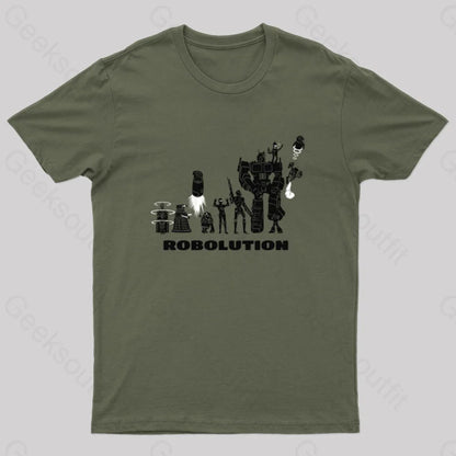 Robolution T-Shirt Army Green / S