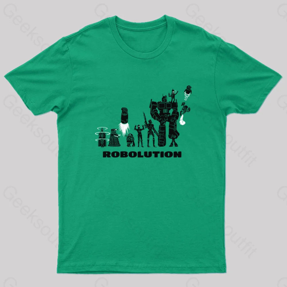 Robolution T-Shirt Green / S