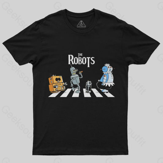 Robot Road T-Shirt - Geeksoutfit