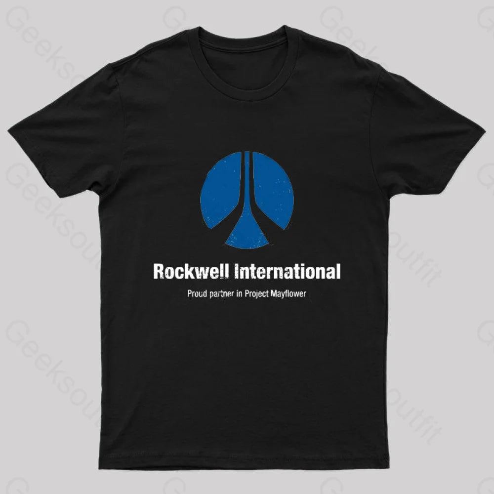 Rockwell International (Aged Look) T-Shirt Black / S