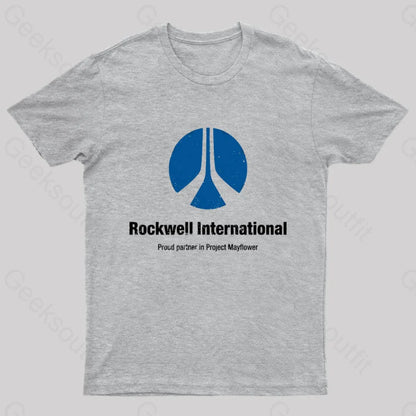 Rockwell International (Aged Look) T-Shirt Grey / S