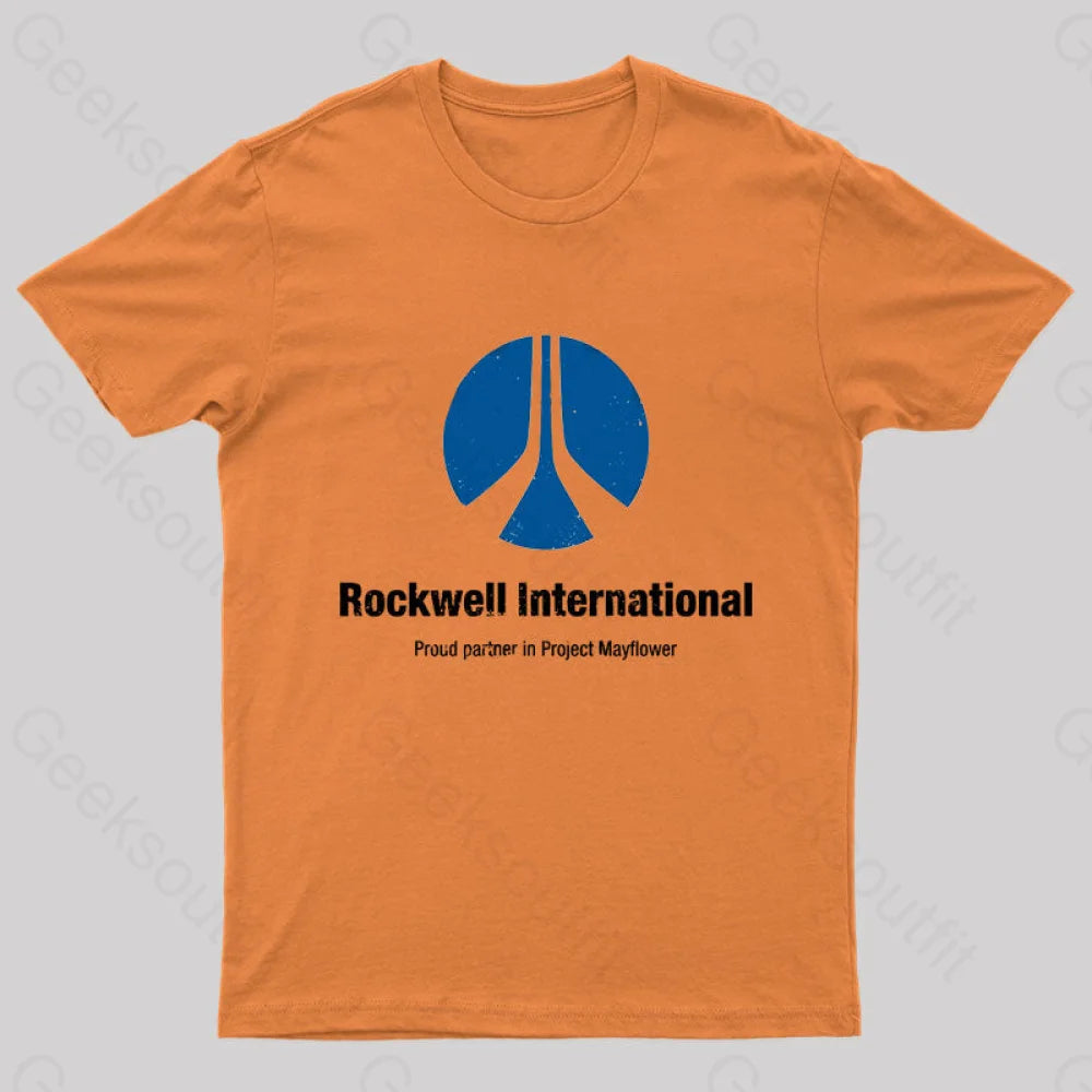 Rockwell International (Aged Look) T-Shirt Orange / S