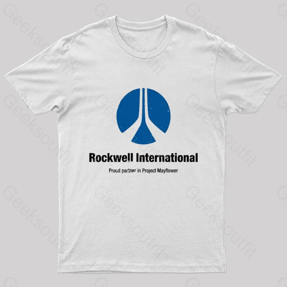 Rockwell International (Aged Look) T-Shirt White / S