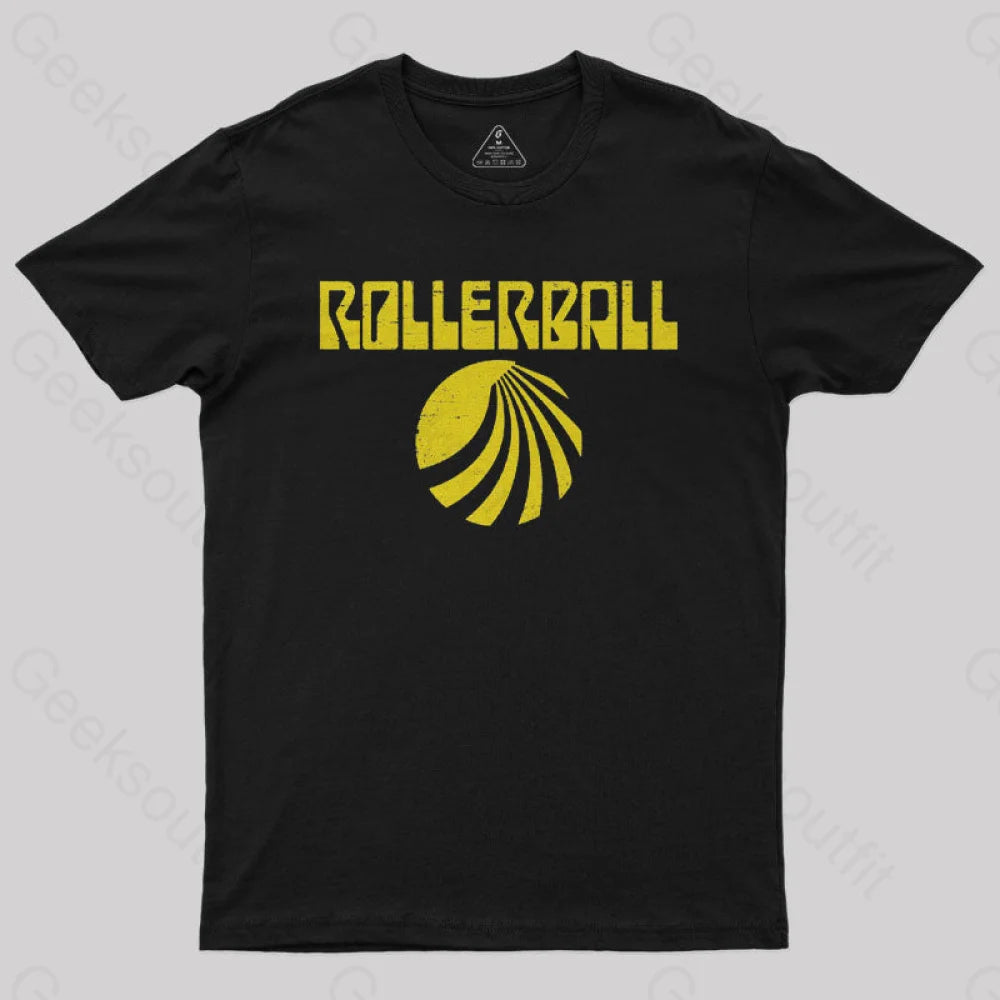 Rollerball Nerd T-Shirt Black / S