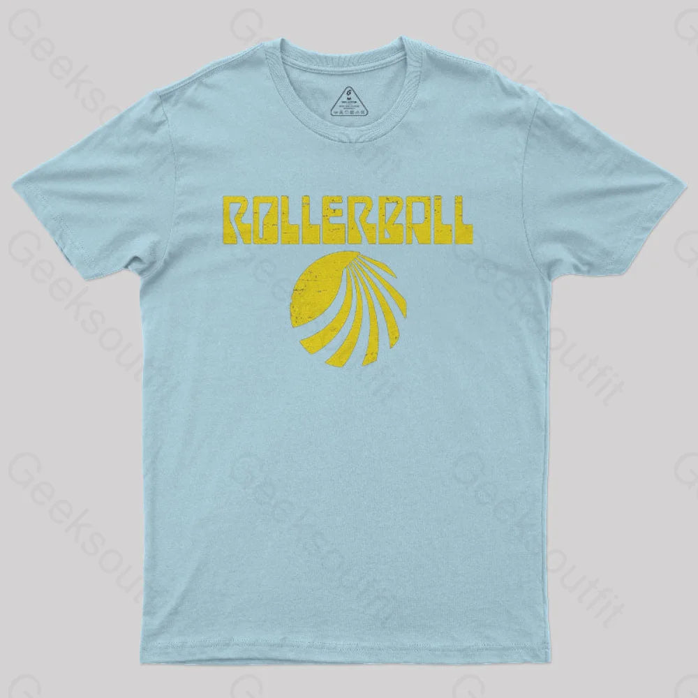 Rollerball Nerd T-Shirt Light Blue / S