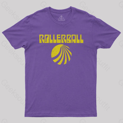 Rollerball Nerd T-Shirt Purple / S