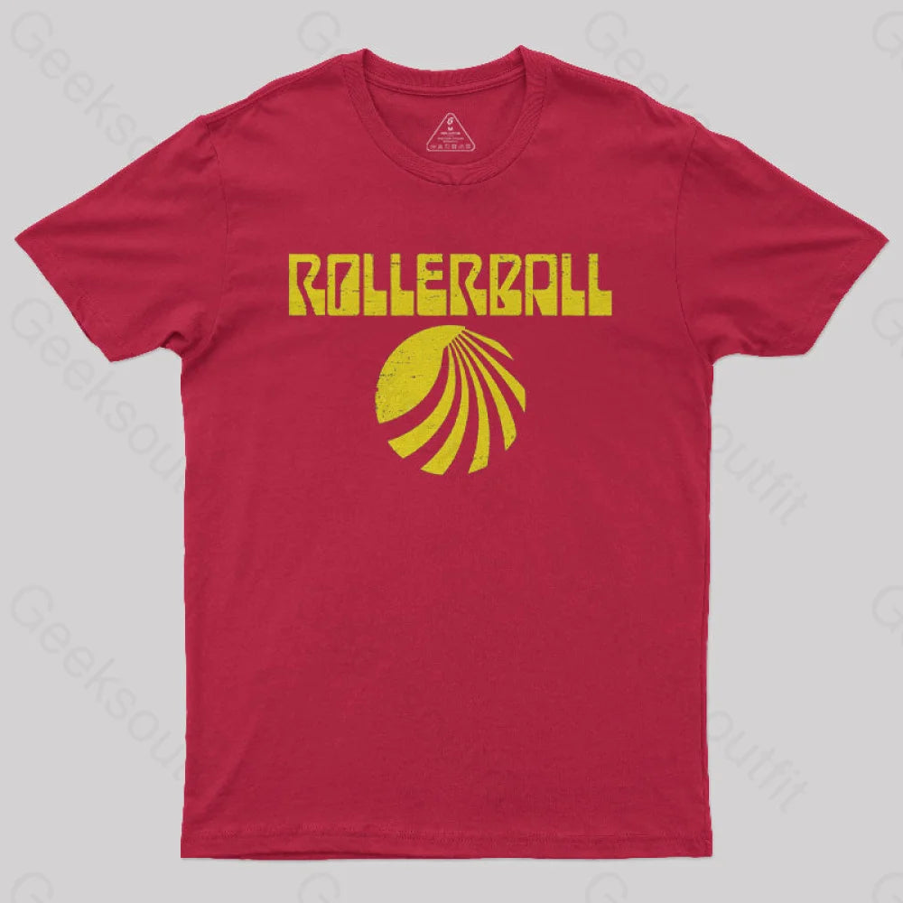 Rollerball Nerd T-Shirt Red / S