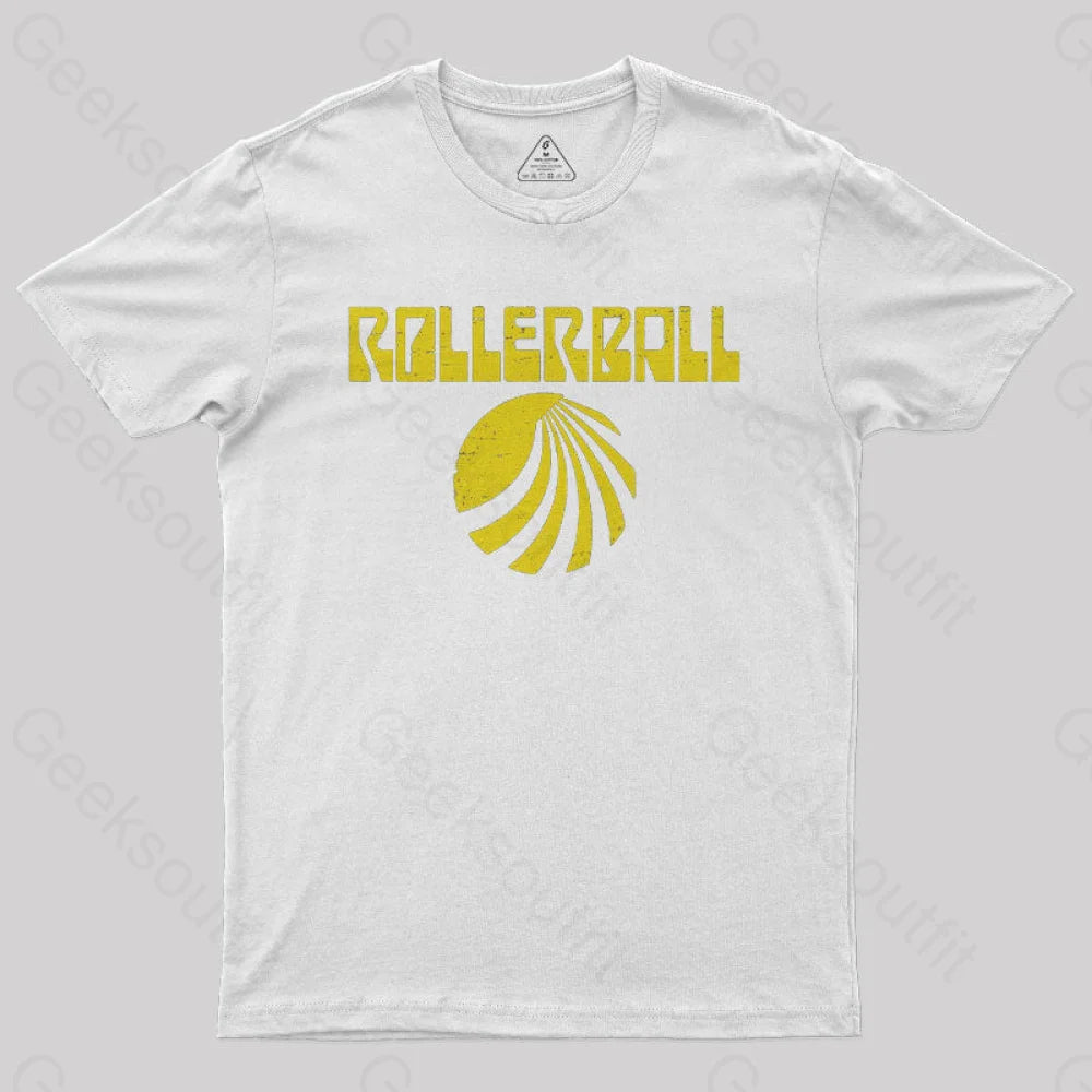 Rollerball Nerd T-Shirt White / S