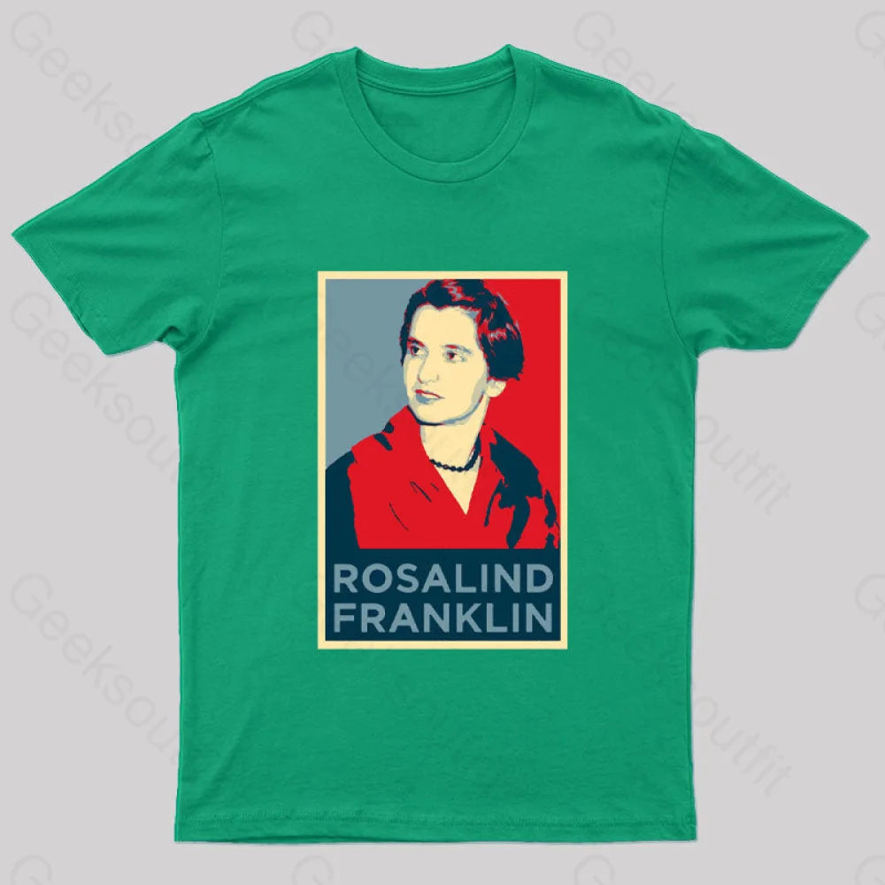 Rosalind Franklin Nerd T-Shirt Green / S