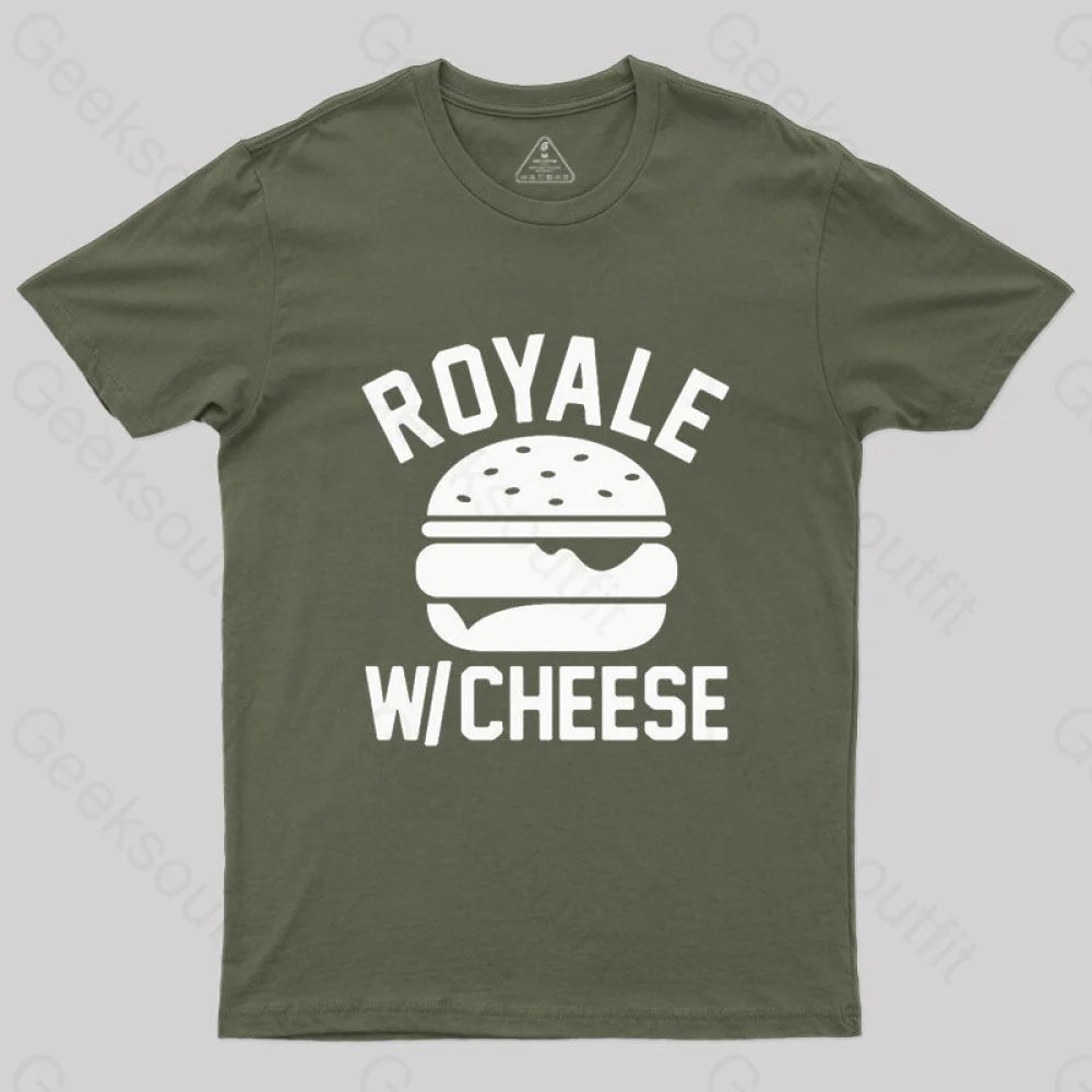 Royal With Cheese T-Shirt Army Green / S