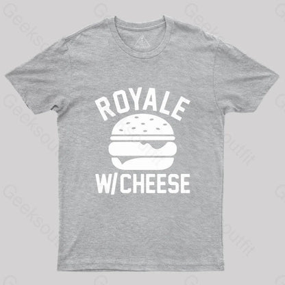 Royal With Cheese T-Shirt Grey / S