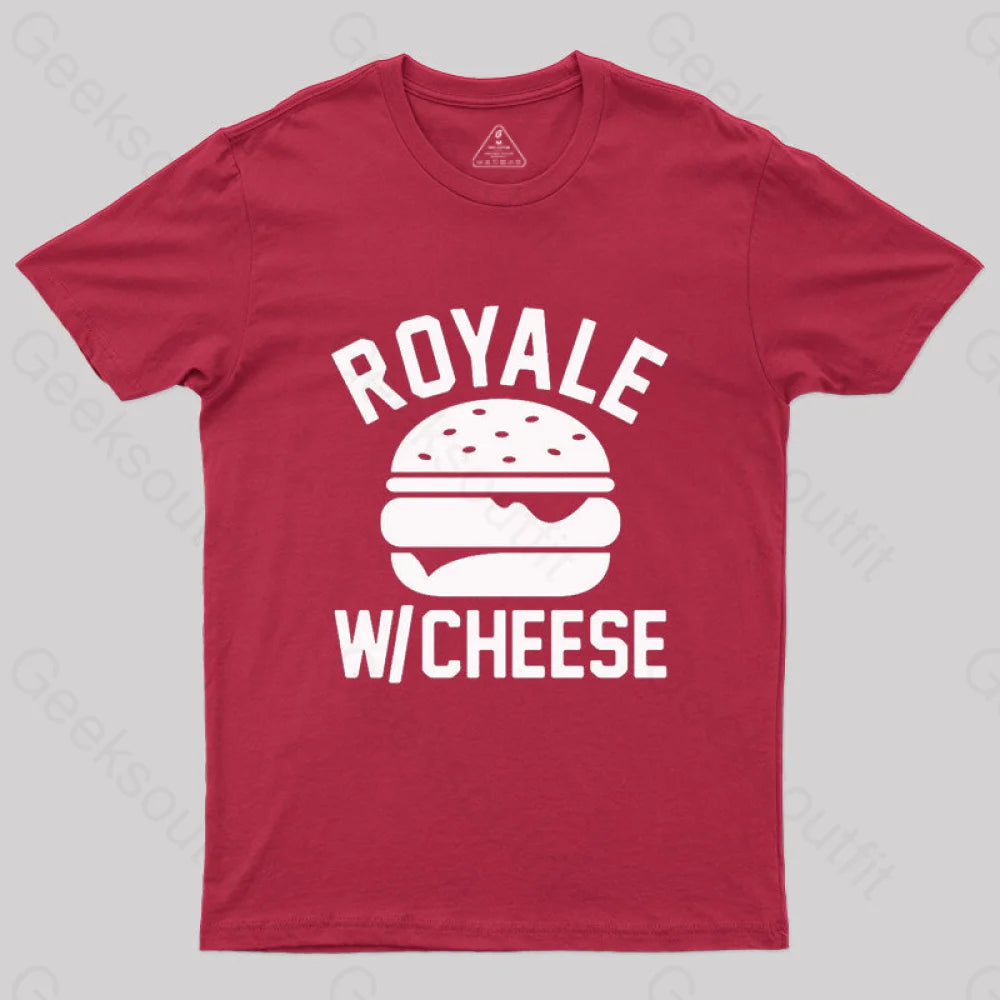 Royal With Cheese T-Shirt Red / S