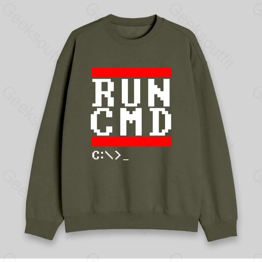 RUN CMD Sweatshirt - Geeksoutfit