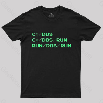 Run/Dos/Run Nerd T-Shirt Black / S