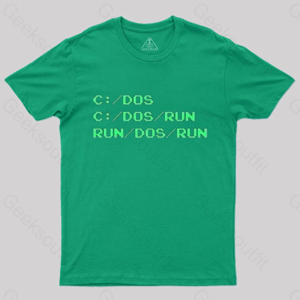 Run/Dos/Run Nerd T-Shirt Green / S