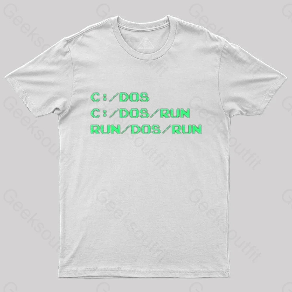 Run/Dos/Run Nerd T-Shirt White / S