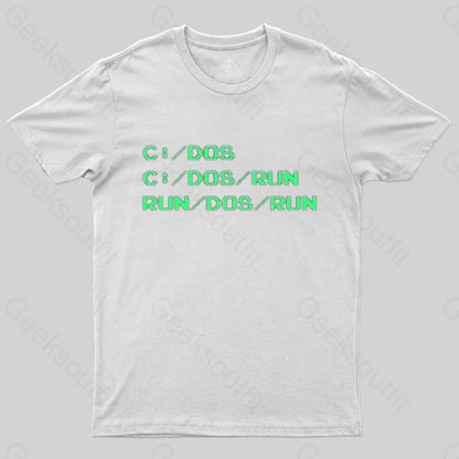 Run/Dos/Run Nerd T-Shirt White / S