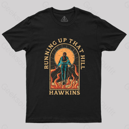 Running Up That Hill T-Shirt Black / S