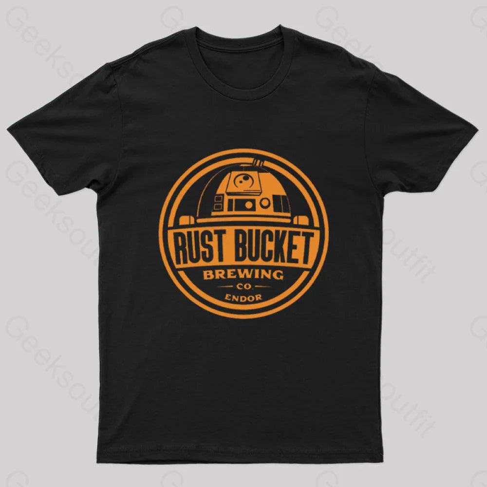 Rust Bucket Brewing Geek T-Shirt Black / S