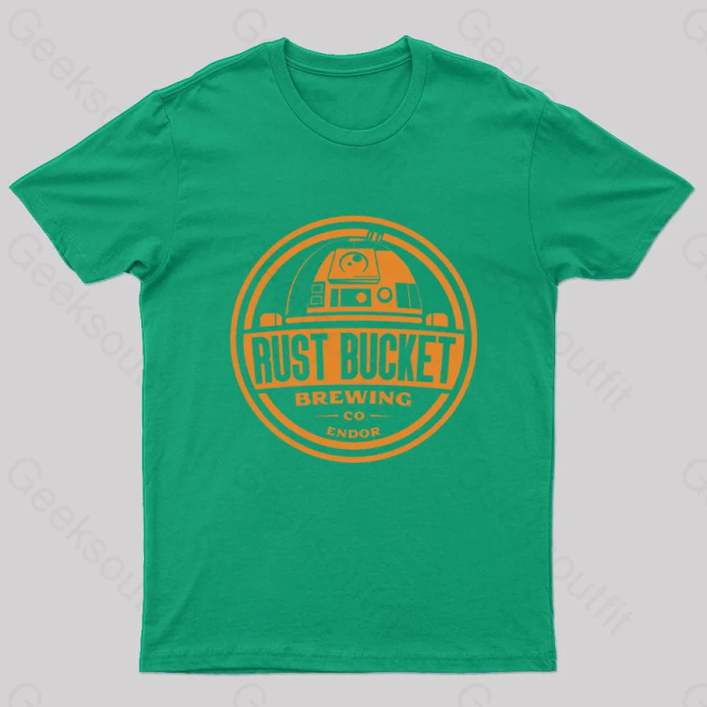 Rust Bucket Brewing Geek T-Shirt Green / S