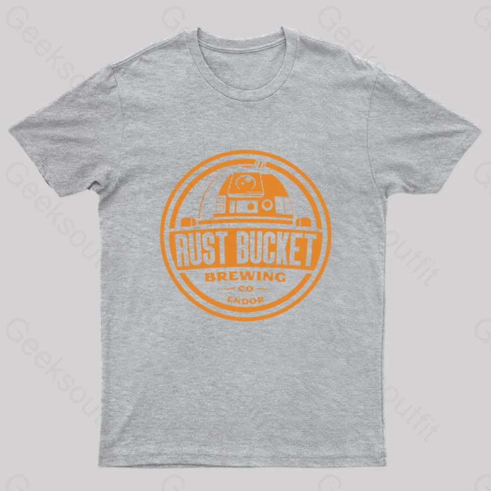 Rust Bucket Brewing Geek T-Shirt Grey / S