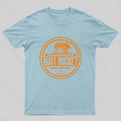 Rust Bucket Brewing Geek T-Shirt Light Blue / S