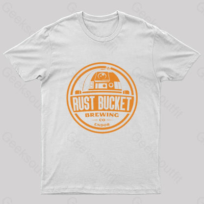 Rust Bucket Brewing Geek T-Shirt White / S