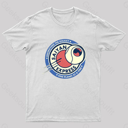 Saiyan Express Nerd T-Shirt White / S