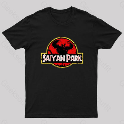 Saiyan Park Geek T-Shirt Black / S