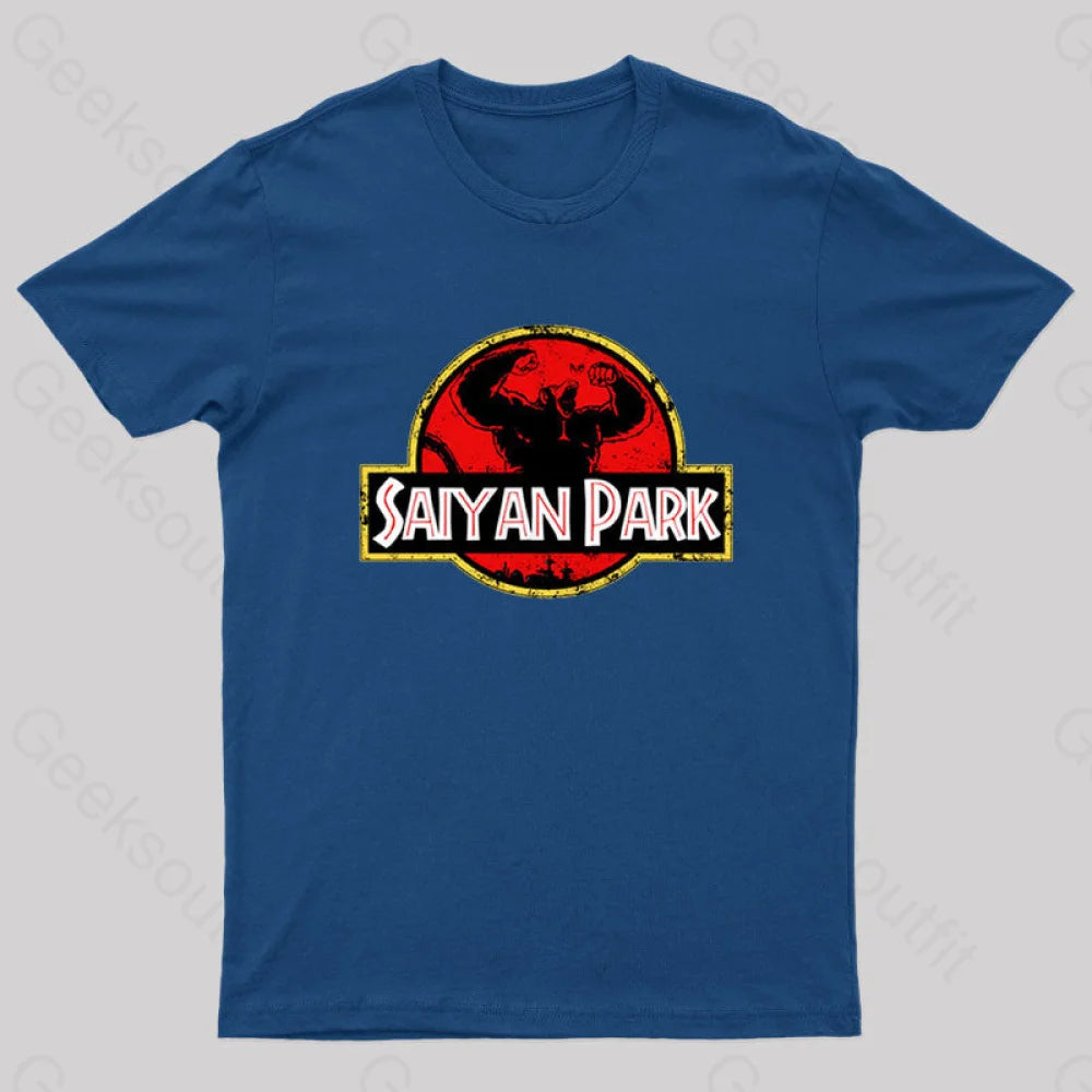 Saiyan Park Geek T-Shirt Navy / S