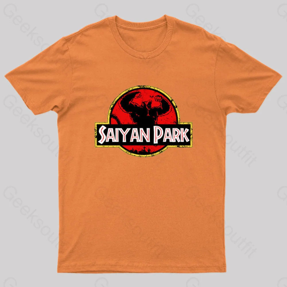 Saiyan Park Geek T-Shirt Orange / S